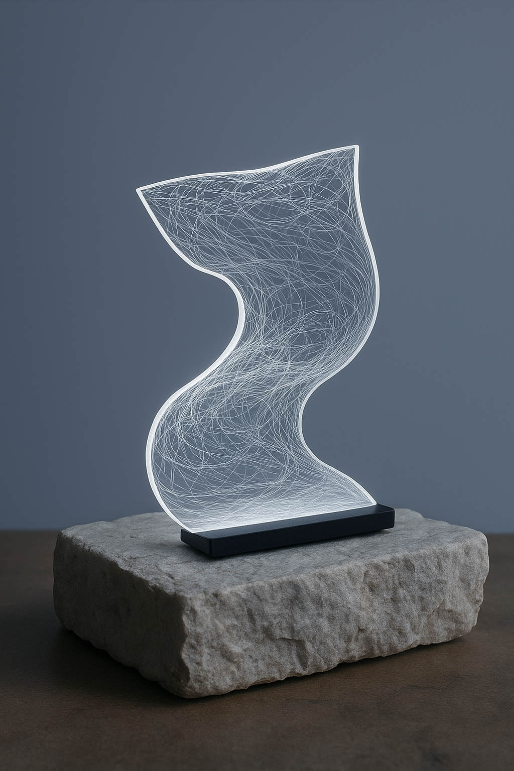 LED desk lamp providing customizable ambient lighting, ideal for creating a cyberpunk atmosphere in gaming rooms