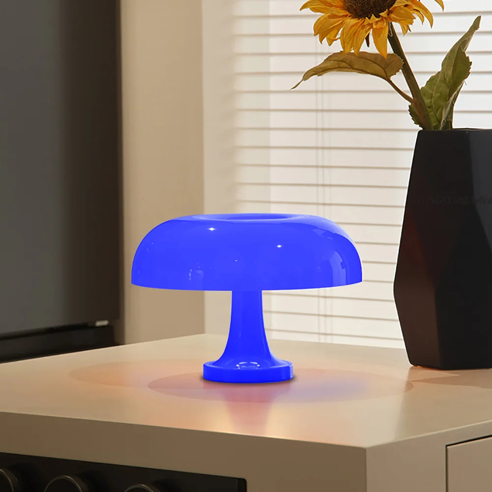 Artistic mushroom lamp for living room decor