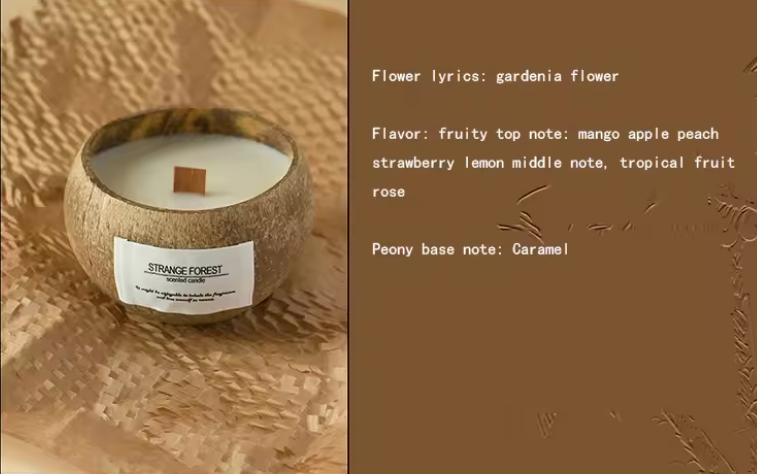 Coconut Aroma Candle Delight